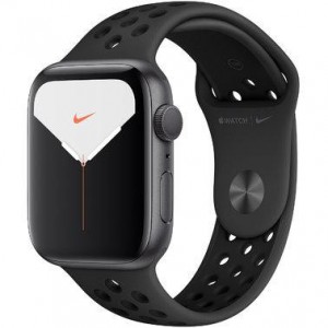 Apple Watch Series 5 Nike GPS 44mm Space Gray Aluminum Case Anthracite/Black Nike Sport Band MX3W2
