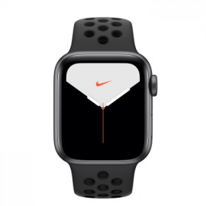 Apple Watch Series 5 Nike GPS 44mm Space Gray Aluminum Case Anthracite/Black Nike Sport Band MX3W2