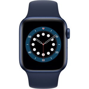 Apple Watch Series 6 40mm GPS Blue Aluminum Case With Deep Navy Sport Band MG143