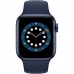 Apple Watch Series 6 40mm GPS Blue Aluminum Case With Deep Navy Sport Band MG143