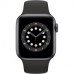 Apple Watch Series 6 40mm GPS Space Gray Aluminium Case With Black Sport Band MG133