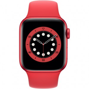 Apple Watch Series 6 40mm Red Aluminium Case With Red Sport Band M00A3 Apple Watch Series 6 40mm Red Aluminium Case With Red Sport Band M00A3