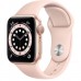 Apple Watch Series 6 44mm GPS Gold Aluminum Case With Pink Sand Sport Band M00E3