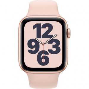 Apple Watch Series 6 44mm GPS Gold Aluminum Case With Pink Sand Sport Band M00E3