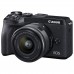 Canon EOS M6 Mark II + 15-45 IS STM + EVF Kit Black