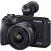 Canon EOS M6 Mark II + 15-45 IS STM + EVF Kit Black