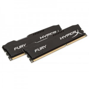 Kingston HX316C10FBK2/16 16Gb DDR3 1600M Hz HyperX Fury Black 2x8GB