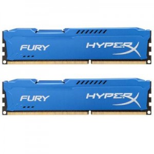 Kingston HX318C10FK2/16 DDR3 16Gb 2x8GB 1866 MHz HyperX Fury Blu