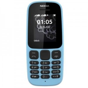 Nokia 105 New Dual Blue Nokia 105 New Dual Blue