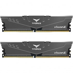 Team TLZGD416G3200HC16CDC01 DDR4 16GB 2x8GB 3200 MHz T-Force Vulcan Z Gray