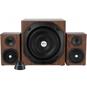 Trust Vigor 2.1 Subwoofer Speaker Set - brown